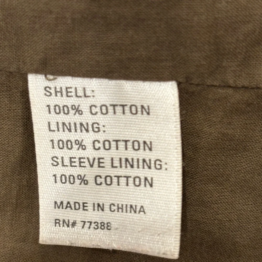 New Haven by Madewell Brown Women's Utility Jacket 100% Cotton, S